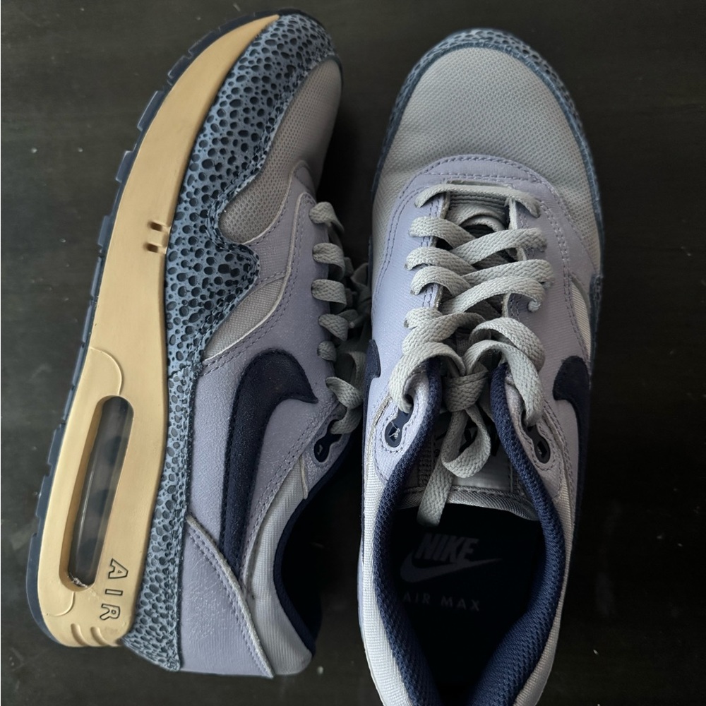 Nike Air Max with Gray and Navy Accents